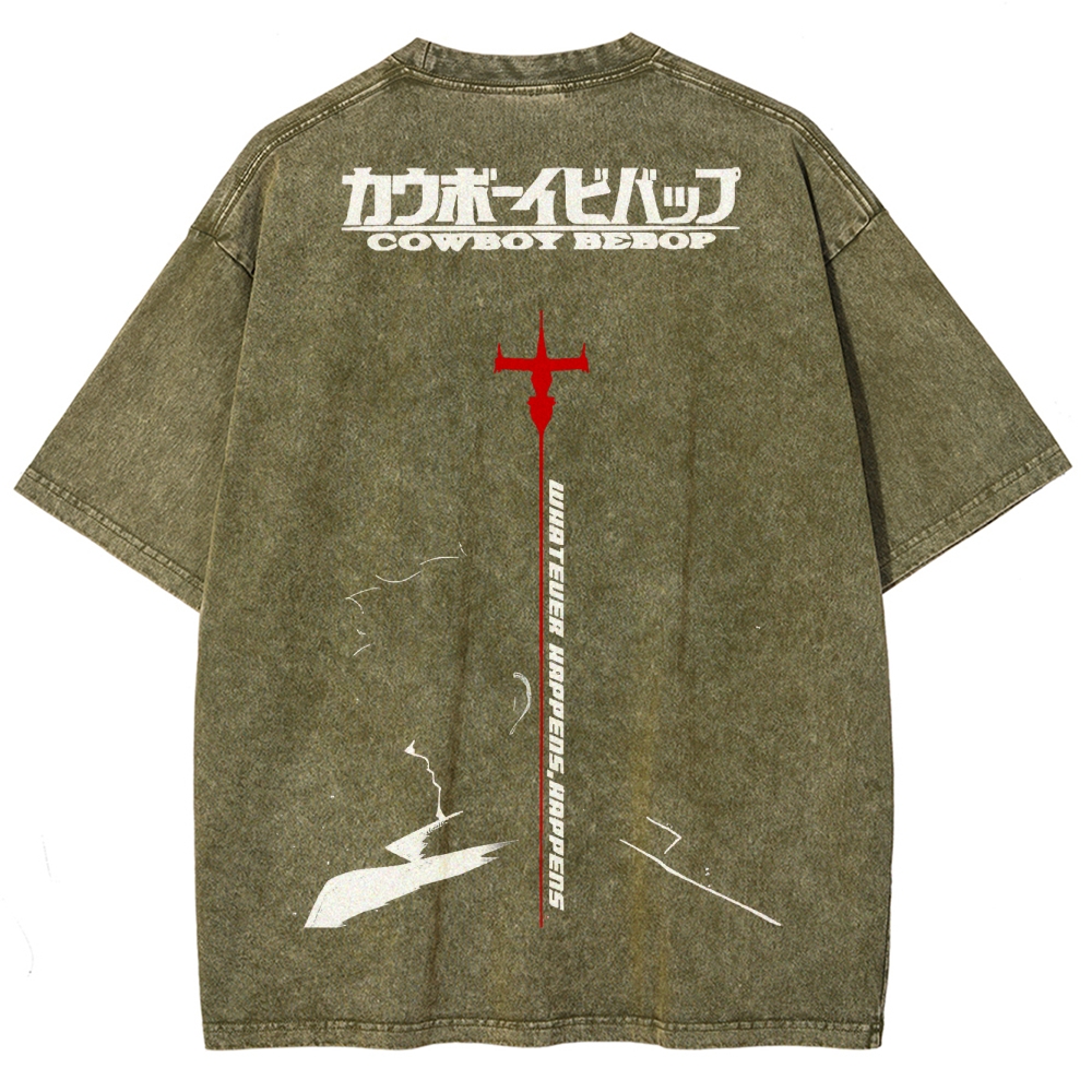 COWBOY BEBOP Unisex Fit Washed T-Shirt 2502002994