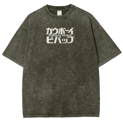COWBOY BEBOP Unisex Fit Washed T-Shirt 2502002994