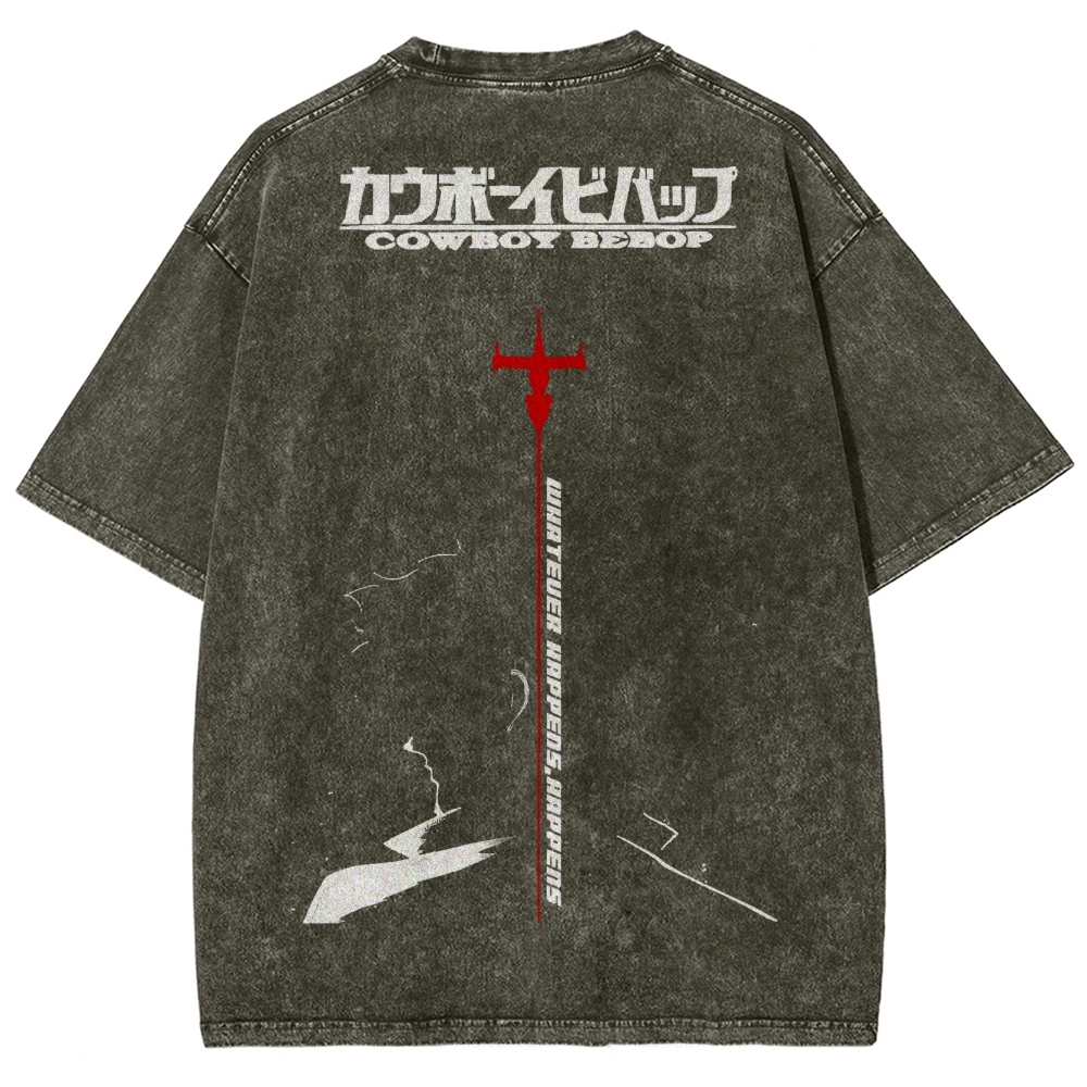 COWBOY BEBOP Unisex Fit Washed T-Shirt 2502002994
