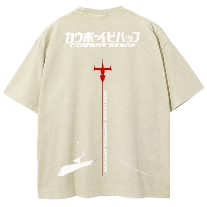 COWBOY BEBOP Unisex Fit Washed T-Shirt 2502002994