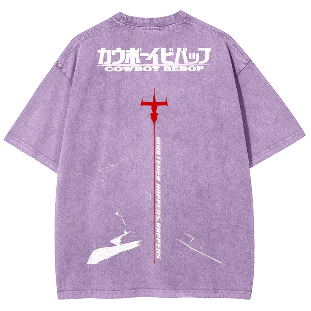 COWBOY BEBOP Unisex Fit Washed T-Shirt 2502002994