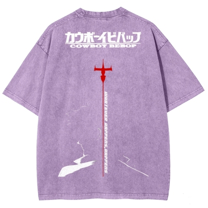 COWBOY BEBOP Unisex Fit Washed T-Shirt 2502002994