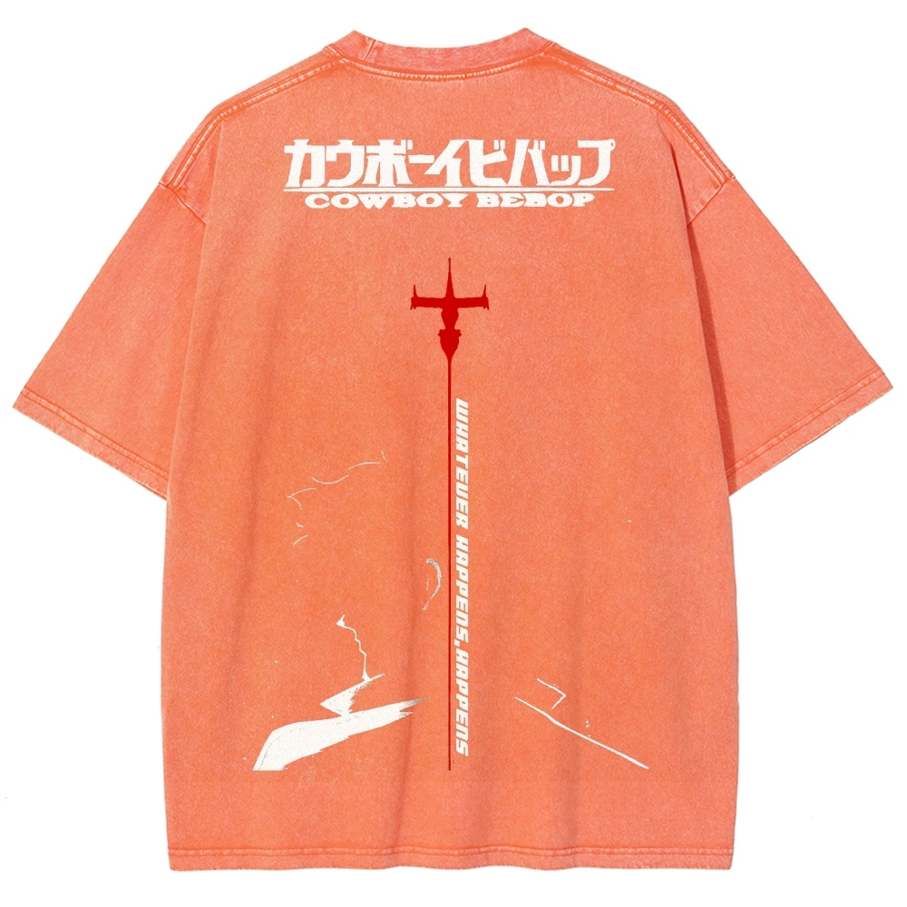 COWBOY BEBOP Unisex Fit Washed T-Shirt 2502002994