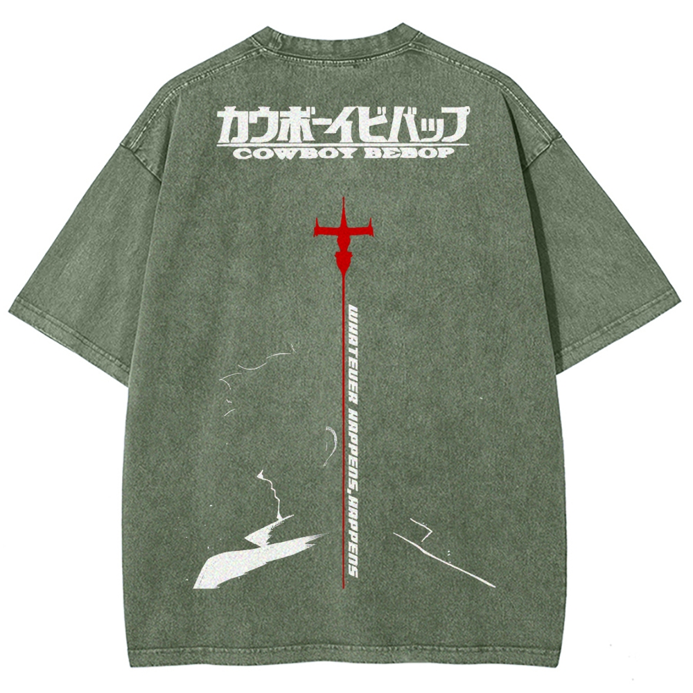 COWBOY BEBOP Unisex Fit Washed T-Shirt 2502002994