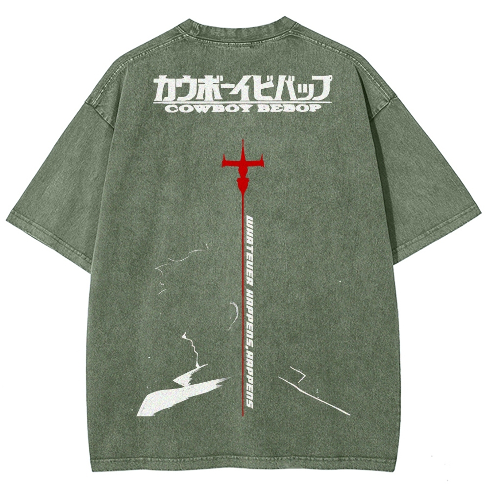 COWBOY BEBOP Unisex Fit Washed T-Shirt 2502002994