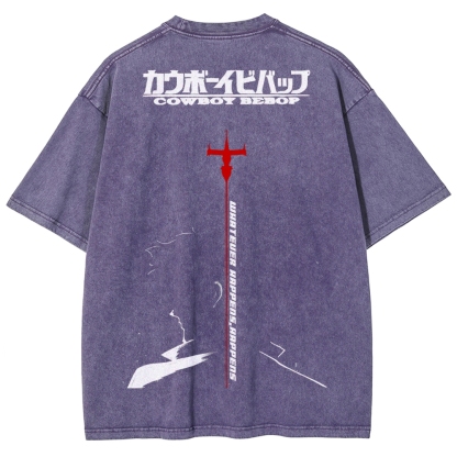 COWBOY BEBOP Unisex Fit Washed T-Shirt 2502002994