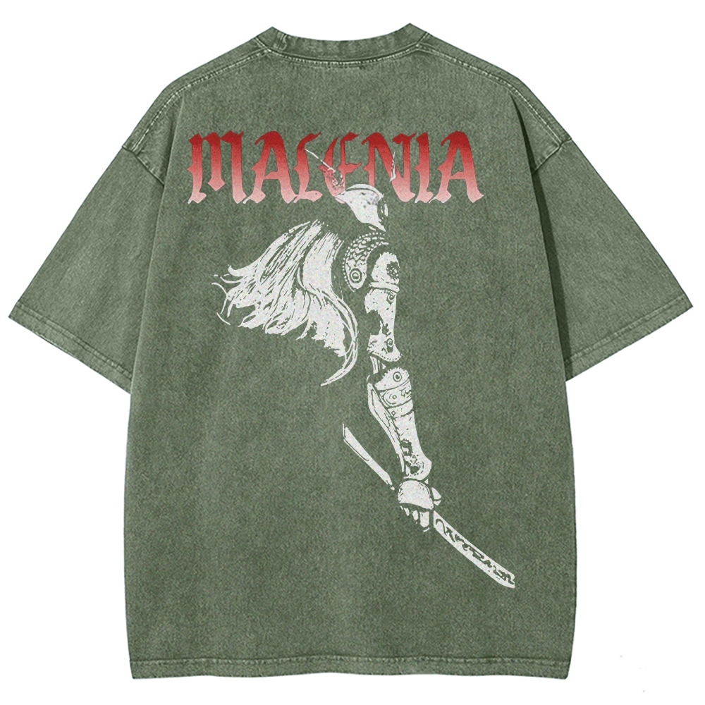 Elden Ring Retro Limited Vintage Maliketh Washed T-Shirt