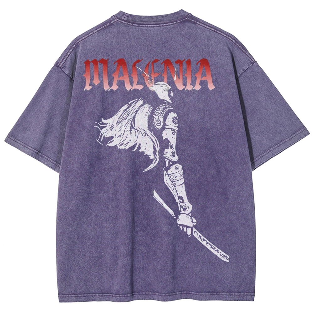 Elden Ring Retro Limited Vintage Maliketh Washed T-Shirt