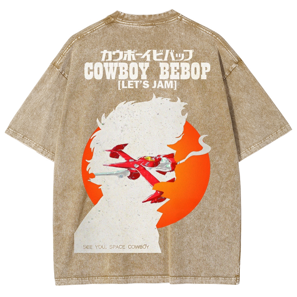 Cowboy Bebop Unisex Fit Washed T-Shirt 2503005442