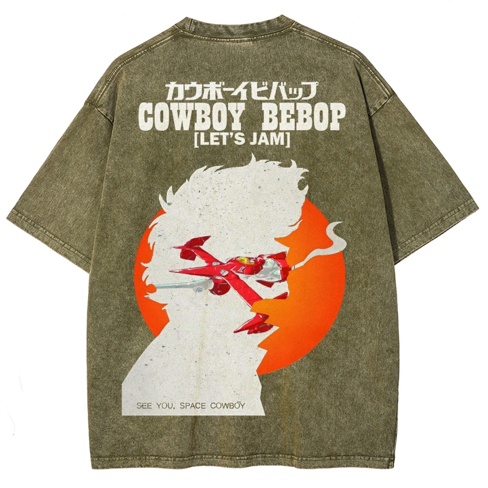 Cowboy Bebop Unisex Fit Washed T-Shirt 2503005442