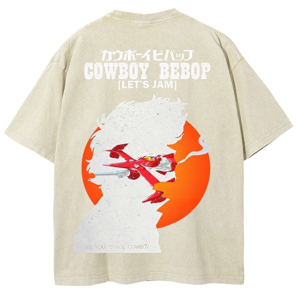 Cowboy Bebop Unisex Fit Washed T-Shirt 2503005442