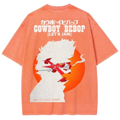 Cowboy Bebop Unisex Fit Washed T-Shirt 2503005442