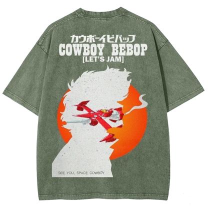 Cowboy Bebop Unisex Fit Washed T-Shirt 2503005442