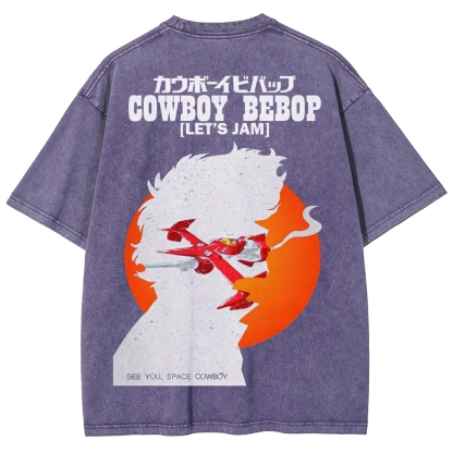 Cowboy Bebop Unisex Fit Washed T-Shirt 2503005442