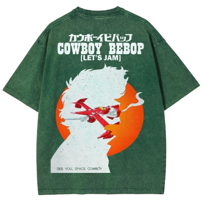 Cowboy Bebop Unisex Fit Washed T-Shirt 2503005442
