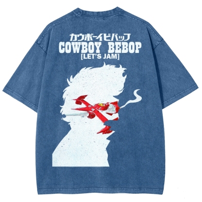 Cowboy Bebop Unisex Fit Washed T-Shirt 2503005445