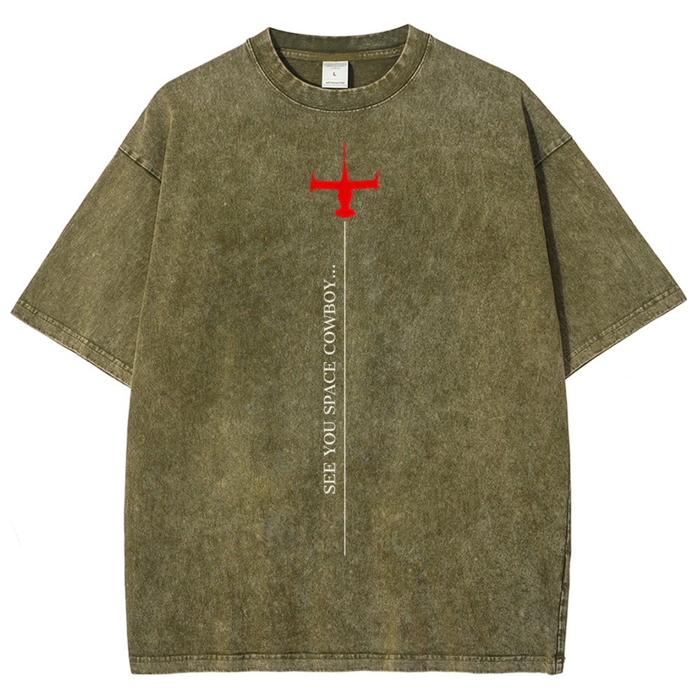 Cowboy Bebop Unisex Fit Washed T-Shirt 2503005445