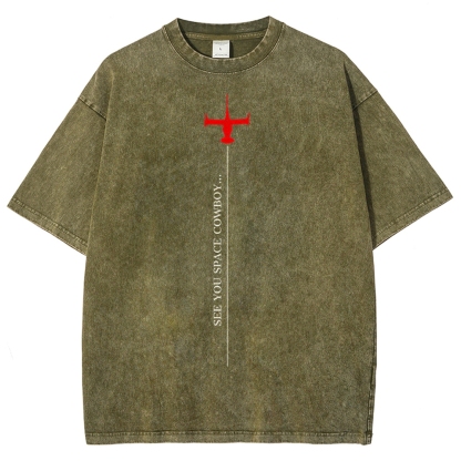 Cowboy Bebop Unisex Fit Washed T-Shirt 2503005445