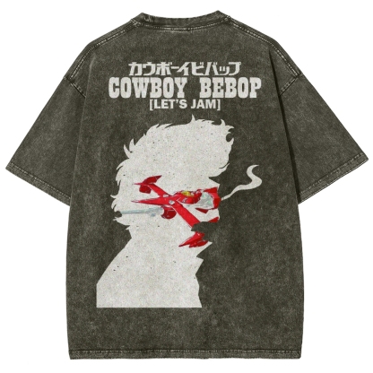 Cowboy Bebop Unisex Fit Washed T-Shirt 2503005445