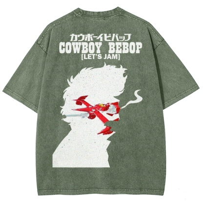 Cowboy Bebop Unisex Fit Washed T-Shirt 2503005445