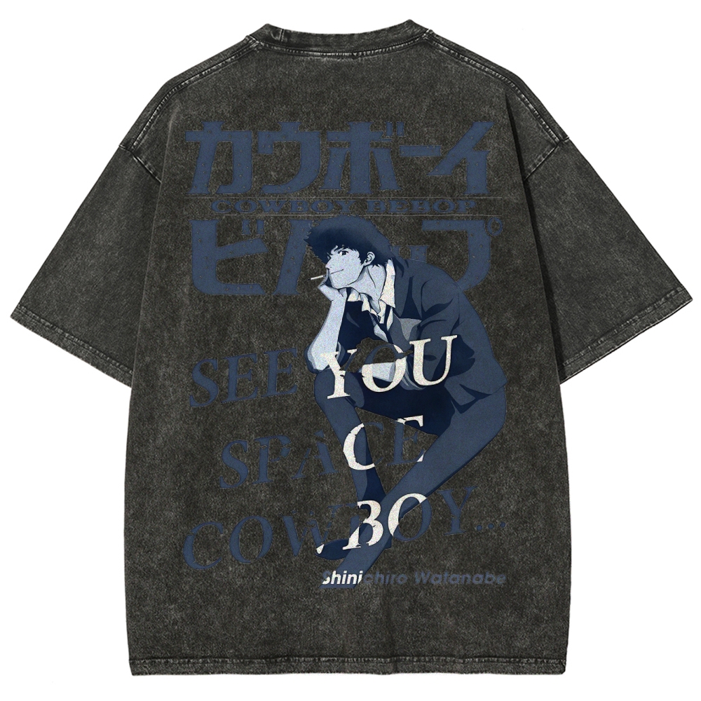 Cowboy Bebop Unisex Fit Washed T-Shirt 2503005448
