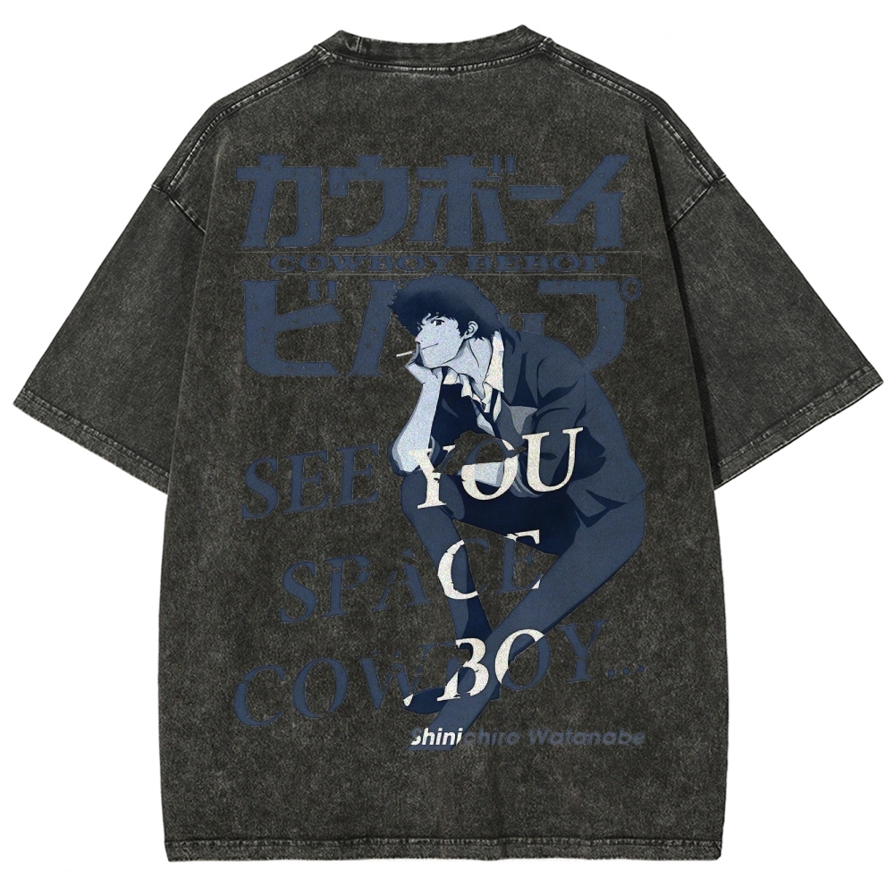 Cowboy Bebop Unisex Fit Washed T-Shirt 2503005448