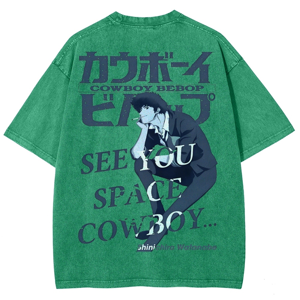 Cowboy Bebop Unisex Fit Washed T-Shirt 2503005448