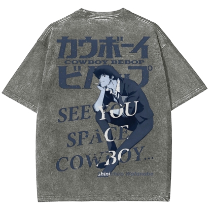 Cowboy Bebop Unisex Fit Washed T-Shirt 2503005448