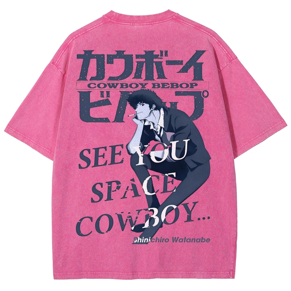 Cowboy Bebop Unisex Fit Washed T-Shirt 2503005448