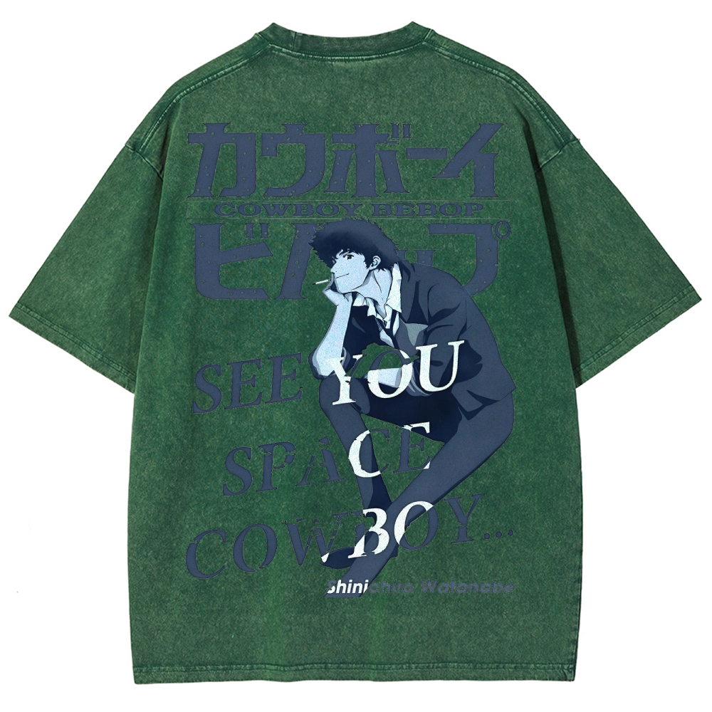 Cowboy Bebop Unisex Fit Washed T-Shirt 2503005448