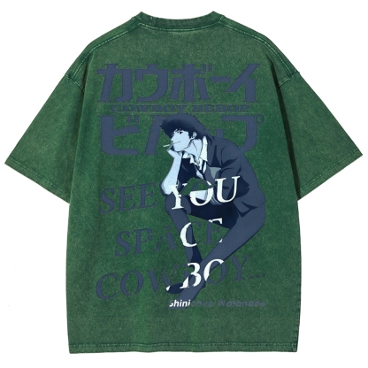 Cowboy Bebop Unisex Fit Washed T-Shirt 2503005448