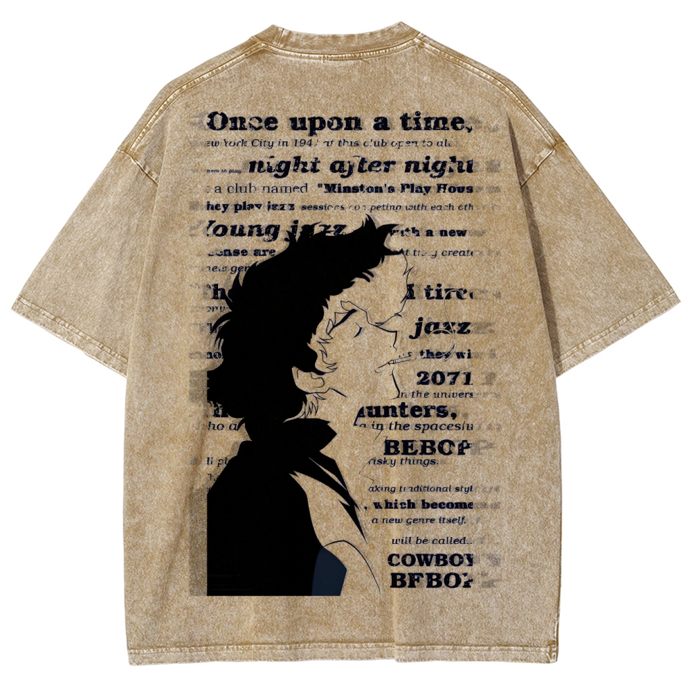 Cowboy Bebop Unisex Fit Washed T-Shirt 2503005487