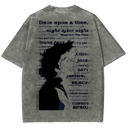 Cowboy Bebop Unisex Fit Washed T-Shirt 2503005487