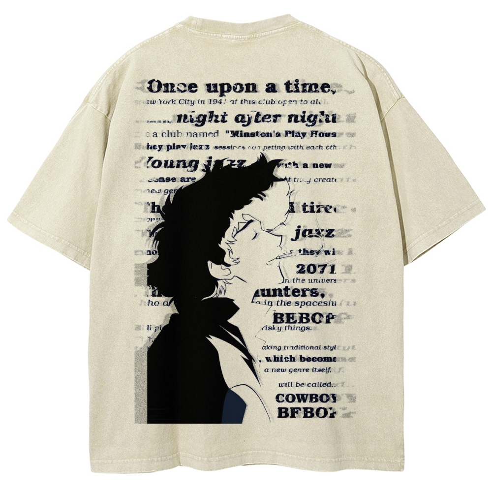 Cowboy Bebop Unisex Fit Washed T-Shirt 2503005487