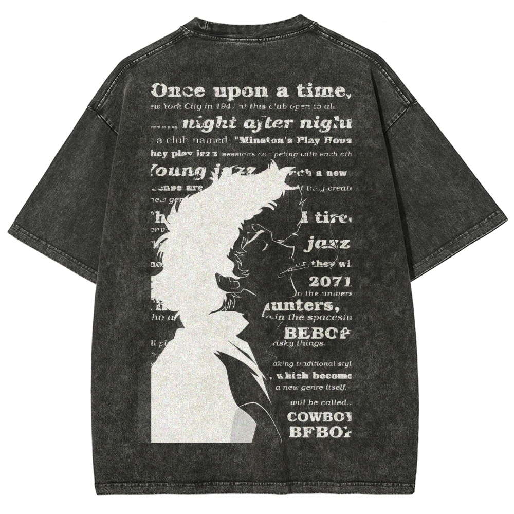 Cowboy Bebop Unisex Fit Washed T-Shirt 2503005487
