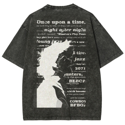 Cowboy Bebop Unisex Fit Washed T-Shirt 2503005487