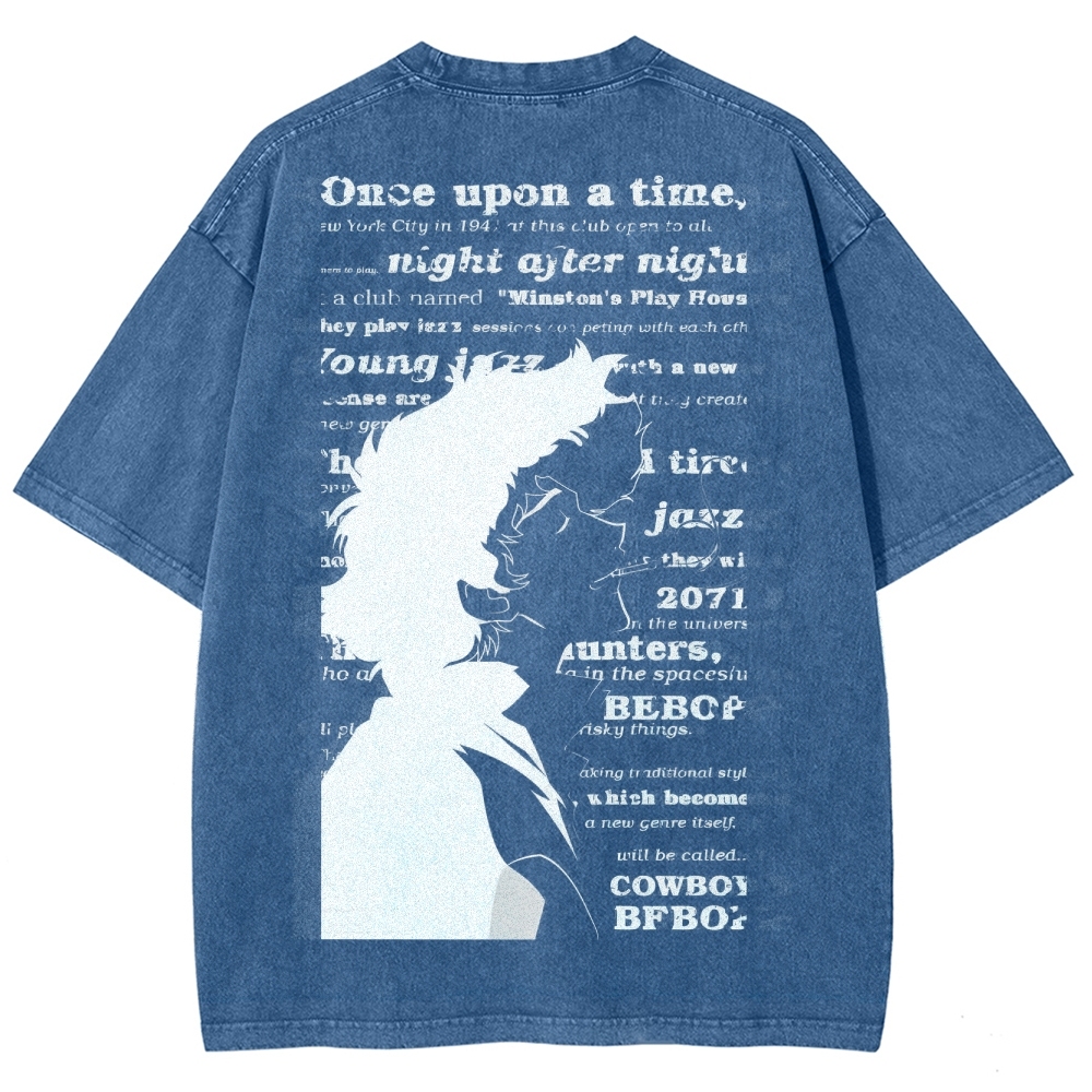 Cowboy Bebop Unisex Fit Washed T-Shirt 2503005487