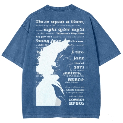 Cowboy Bebop Unisex Fit Washed T-Shirt 2503005487
