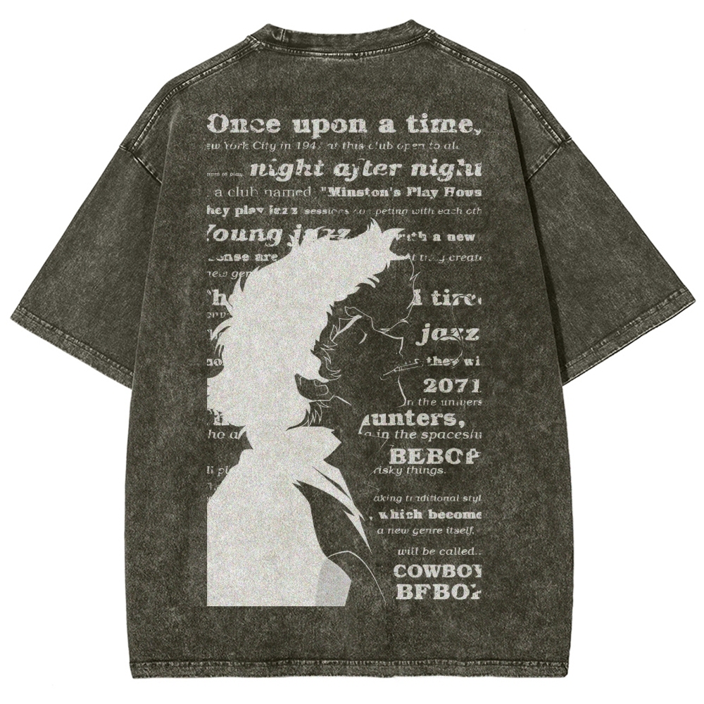 Cowboy Bebop Unisex Fit Washed T-Shirt 2503005487