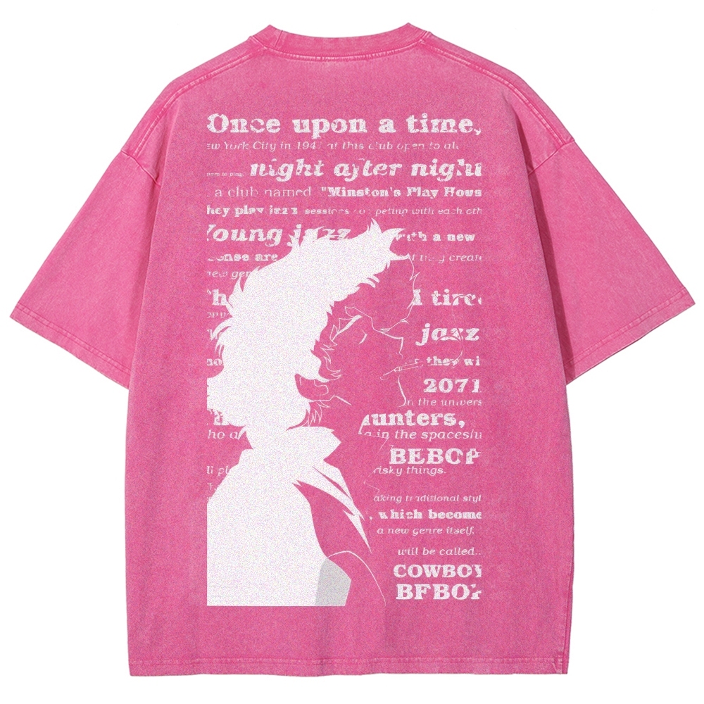 Cowboy Bebop Unisex Fit Washed T-Shirt 2503005487
