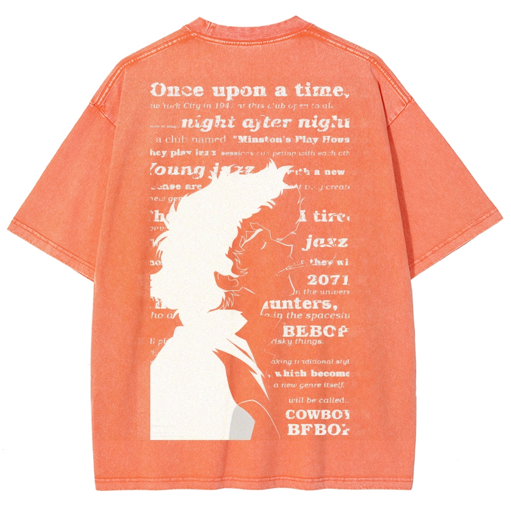 Cowboy Bebop Unisex Fit Washed T-Shirt 2503005487