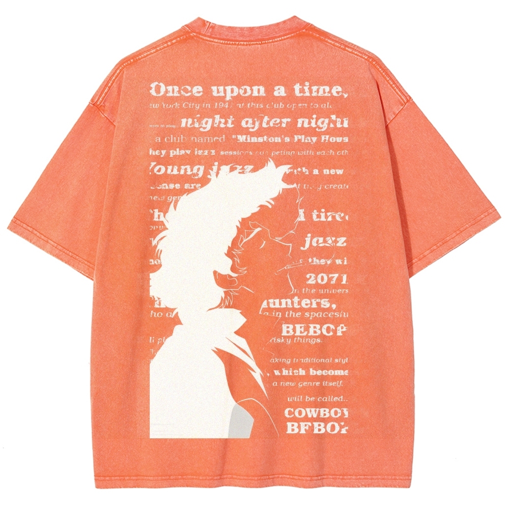 Cowboy Bebop Unisex Fit Washed T-Shirt 2503005487