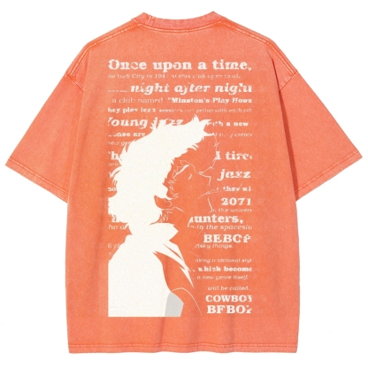 Cowboy Bebop Unisex Fit Washed T-Shirt 2503005487