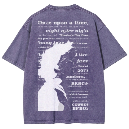 Cowboy Bebop Unisex Fit Washed T-Shirt 2503005487