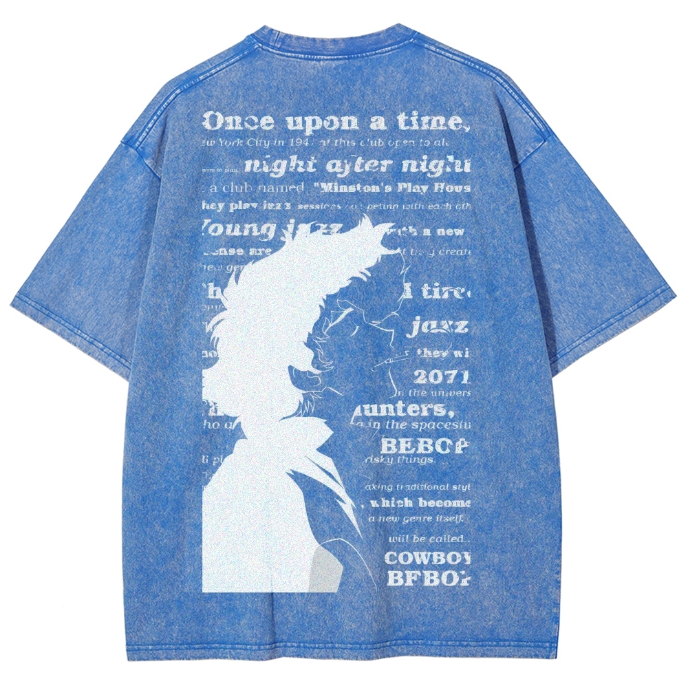 Cowboy Bebop Unisex Fit Washed T-Shirt 2503005487