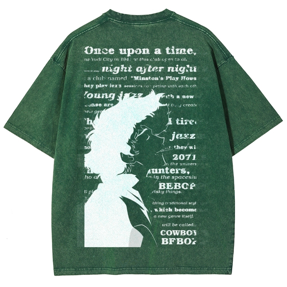 Cowboy Bebop Unisex Fit Washed T-Shirt 2503005487