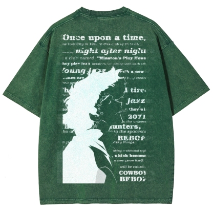 Cowboy Bebop Unisex Fit Washed T-Shirt 2503005487