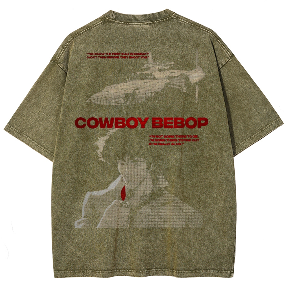 Cowboy Bebop Unisex Fit Washed T-Shirt 2503005489