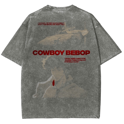 Cowboy Bebop Unisex Fit Washed T-Shirt 2503005489