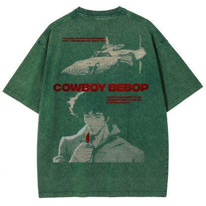 Cowboy Bebop Unisex Fit Washed T-Shirt 2503005489